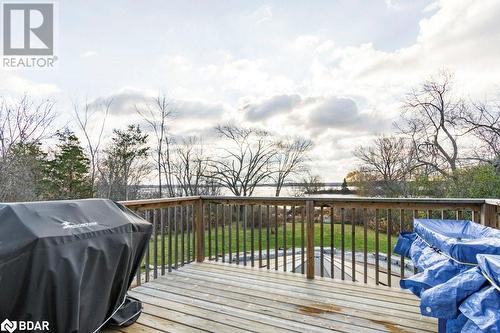 Deck with grilling area - 1647 Lakeside Drive, Hillier, ON - Outdoor With Deck Patio Veranda