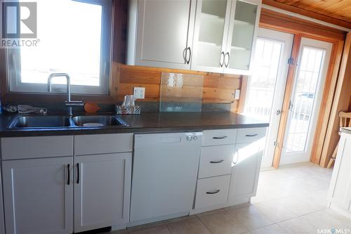 Carrobourg Acreage, Gravelbourg Rm No. 104, SK - Indoor Photo Showing Kitchen With Double Sink