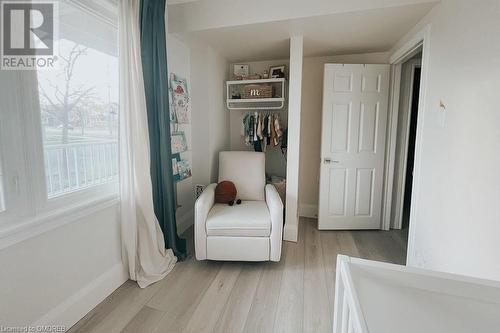 Bedroom with light hardwood / wood-style flooring - 1701 Lampman Avenue Unit# 601, Burlington, ON - Indoor