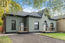 View of front facade with a deck - 50 Ontario Street, Brantford, ON  - Outdoor With Deck Patio Veranda 