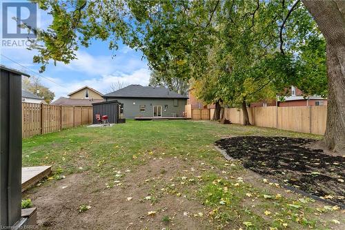 View of yard - 50 Ontario Street, Brantford, ON - Outdoor With Backyard