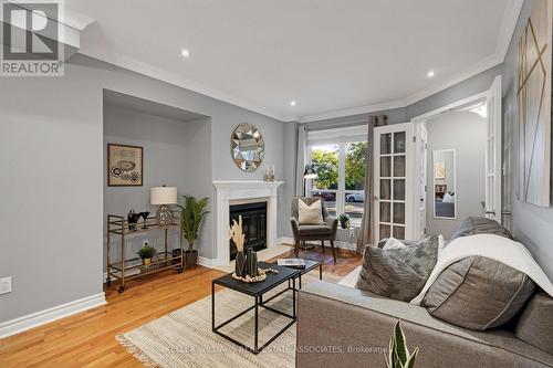 1321 Valerie Crescent, Oakville, ON - Indoor Photo Showing Living Room With Fireplace