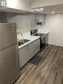 # Bsmnt - 61 Donald Ficht Crescent, Brampton, ON  - Indoor Photo Showing Kitchen With Stainless Steel Kitchen With Double Sink 