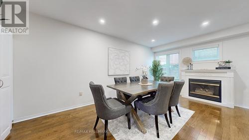 329 Warner Crescent, Newmarket, ON - Indoor Photo Showing Dining Room With Fireplace