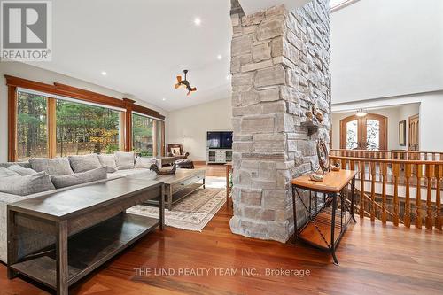 457 St. Johns Side Road, Aurora, ON - Indoor Photo Showing Living Room With Fireplace