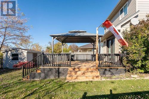 22 Cook Crescent, St. Thomas, ON - Outdoor With Deck Patio Veranda