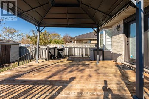 22 Cook Crescent, St. Thomas, ON - Outdoor With Deck Patio Veranda With Exterior