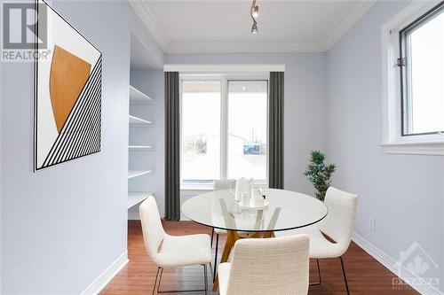 Kitchen staged - 1340 Aurele Street, Ottawa, ON - Indoor Photo Showing Dining Room