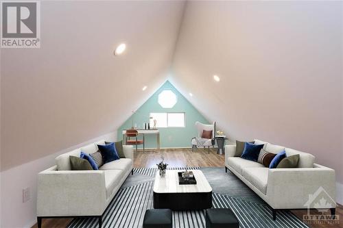 Loft staged - 1340 Aurele Street, Ottawa, ON - Indoor Photo Showing Living Room