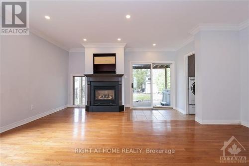 1340 Aurele Street, Ottawa, ON - Indoor Photo Showing Living Room With Fireplace