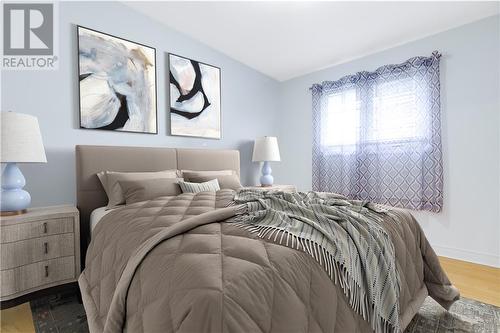 Virtually Staged - 1405 Leonard Avenue, Cornwall, ON - Indoor Photo Showing Bedroom