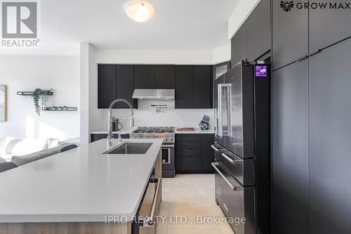 112 Freedom Crescent, Hamilton, ON - Indoor Photo Showing Kitchen With Stainless Steel Kitchen With Upgraded Kitchen