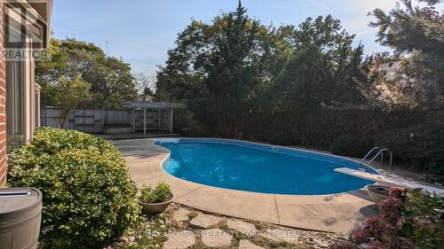 398 Barclay Crescent, Oakville, ON - Outdoor With In Ground Pool With Backyard