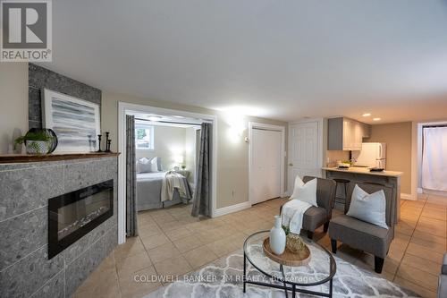 1677 Central Street, Pickering, ON - Indoor Photo Showing Living Room With Fireplace