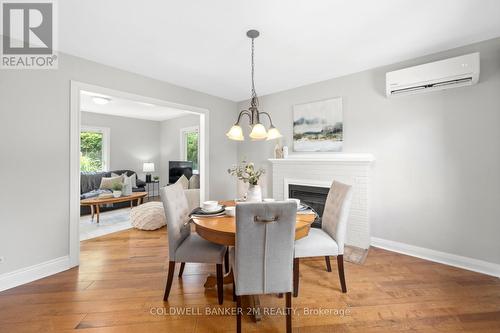 1677 Central Street, Pickering, ON - Indoor Photo Showing Dining Room With Fireplace