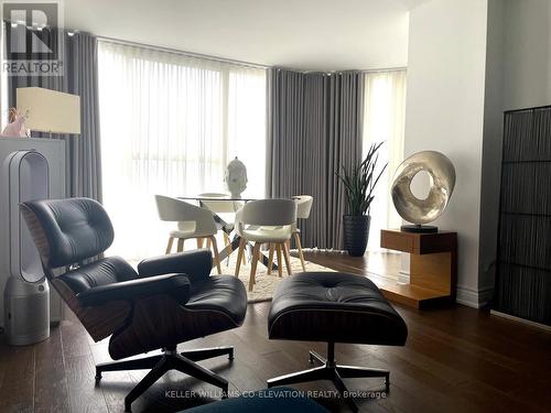 707 - 2091 Hurontario Street, Mississauga, ON - Indoor Photo Showing Living Room With Fireplace