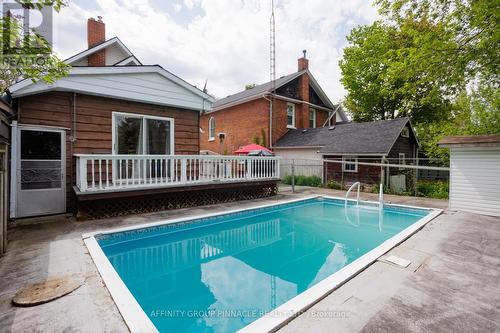 22 St Lawrence Street, Kawartha Lakes (Lindsay), ON - Outdoor With In Ground Pool With Exterior