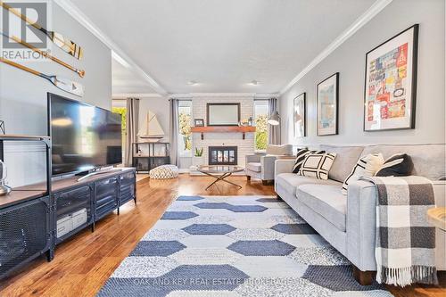 146 Byron Avenue, Thames Centre (Dorchester), ON - Indoor Photo Showing Living Room With Fireplace