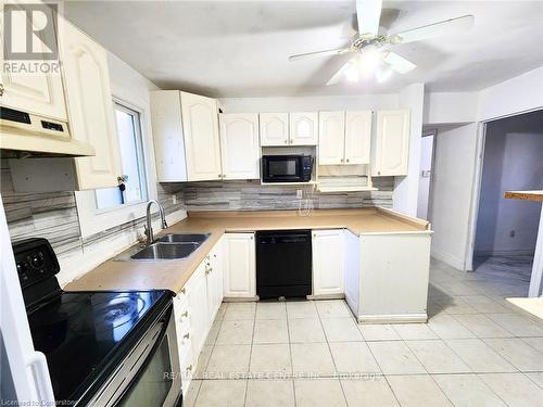 15 Mellenby Street, Hamilton, ON - Indoor Photo Showing Kitchen With Double Sink