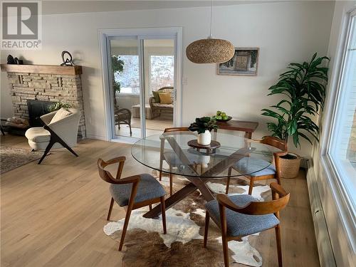 198 Birch Hill Road, Sudbury, ON - Indoor Photo Showing Dining Room With Fireplace