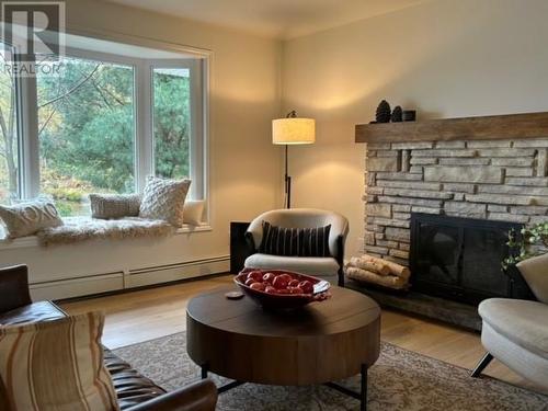 198 Birch Hill Road, Sudbury, ON - Indoor Photo Showing Living Room With Fireplace