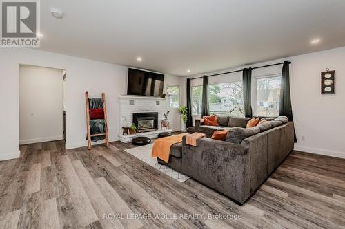 335 Leopold St Street, North Huron, ON - Indoor Photo Showing Living Room With Fireplace