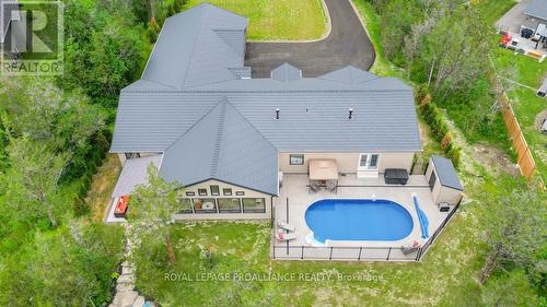 86 Sunrise Drive, Prince Edward County (Ameliasburgh), ON - Outdoor With Above Ground Pool With Deck Patio Veranda