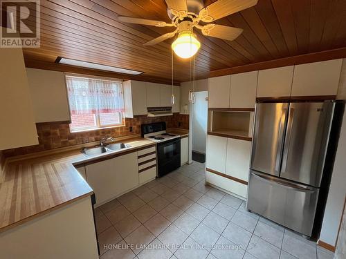 39 Langfield Crescent, Toronto, ON - Indoor Photo Showing Kitchen With Double Sink