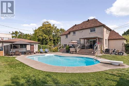 2337 Rossini, Windsor, ON - Outdoor With In Ground Pool With Backyard