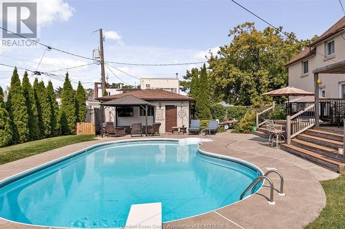 2337 Rossini, Windsor, ON - Outdoor With In Ground Pool With Backyard