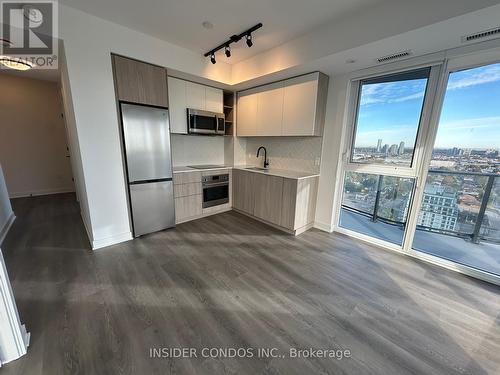 2304 - 36 Zorra Street, Toronto, ON - Indoor Photo Showing Kitchen