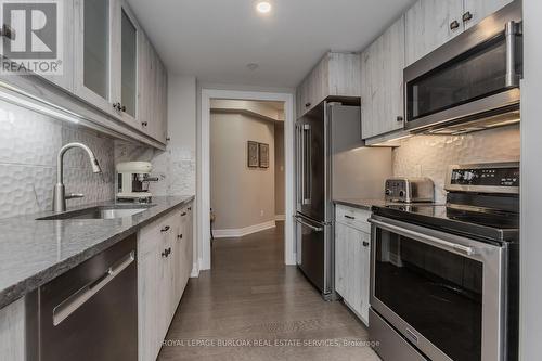 311 - 430 Pearl Street, Burlington, ON - Indoor Photo Showing Kitchen With Stainless Steel Kitchen With Upgraded Kitchen