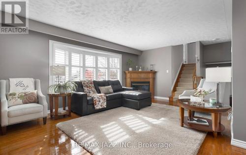 296 Inverness Drive, Oshawa (Mclaughlin), ON - Indoor Photo Showing Living Room With Fireplace