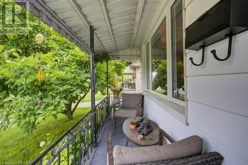 View of balcony - 177 Ontario Street, Brantford, ON - Outdoor With Exterior