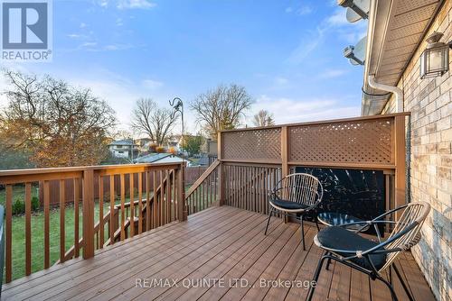 40 Sarah Court, Belleville, ON - Outdoor With Deck Patio Veranda With Exterior