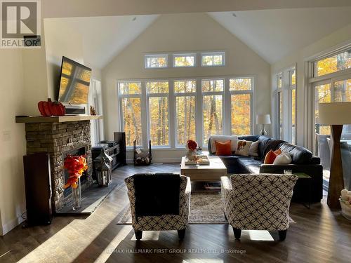 212 Bird Road, Quinte West, ON - Indoor Photo Showing Living Room With Fireplace