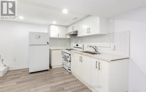 Bsmt - 1 Hunters Cove Court, Brampton, ON - Indoor Photo Showing Kitchen With Double Sink