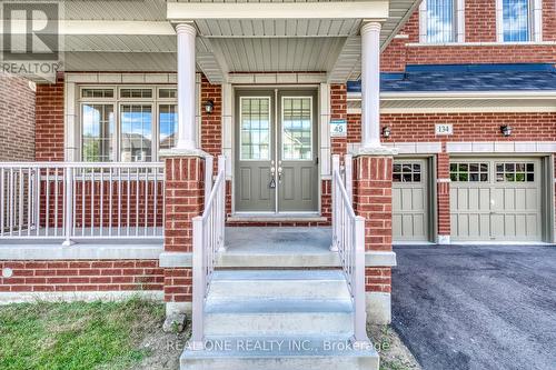 134 Goodwin Crescent, Milton, ON - Outdoor With Deck Patio Veranda With Facade