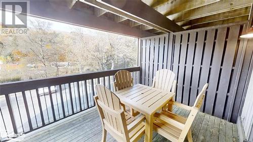 open balcony - 1235 Deerhurst Drive Unit# 51-208, Huntsville, ON -  With Exterior