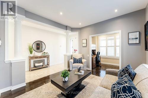 27 Heron Hollow Avenue, Richmond Hill, ON - Indoor Photo Showing Living Room With Fireplace