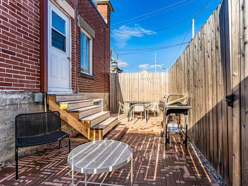 Backyard - 6880 Rue Jogues, Montréal (Le Sud-Ouest), QC - Outdoor With Deck Patio Veranda