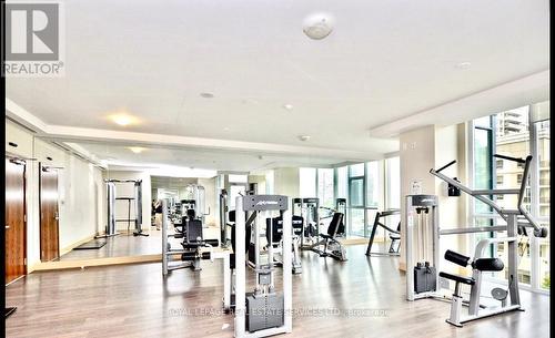 1005 - 4070 Confederation Parkway, Mississauga, ON - Indoor Photo Showing Gym Room