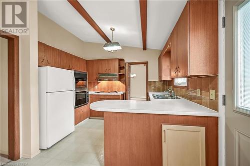 All appliances included - 16 Harvest Lane, Brantford, ON - Indoor Photo Showing Kitchen With Double Sink