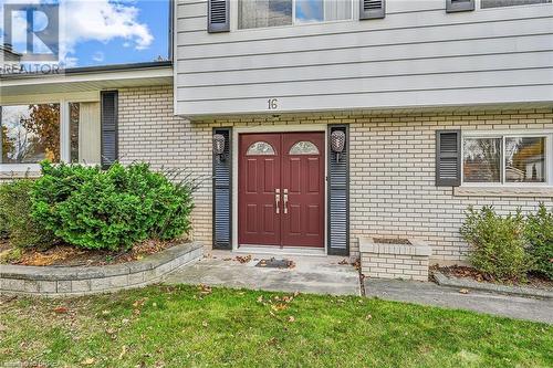 Double doors - 16 Harvest Lane, Brantford, ON - Outdoor With Exterior