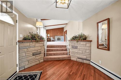 Wide gracious steps to formal living room - 16 Harvest Lane, Brantford, ON - Indoor Photo Showing Other Room