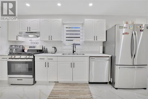 2641 Rivard, Windsor, ON - Indoor Photo Showing Kitchen With Stainless Steel Kitchen