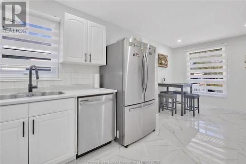 2641 Rivard, Windsor, ON - Indoor Photo Showing Kitchen With Double Sink