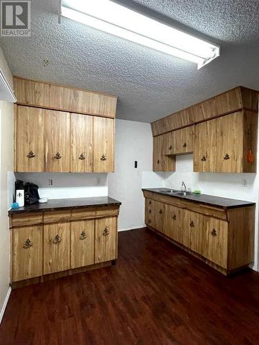 5123 50 Street, Consort, AB - Indoor Photo Showing Kitchen With Double Sink