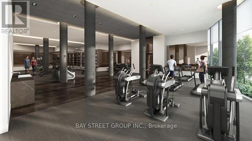 709 - 38 Water Walk Drive, Markham, ON - Indoor Photo Showing Gym Room