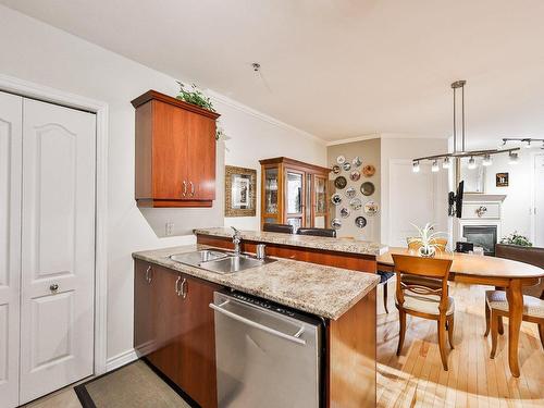 Kitchen - 101-3050 Boul. Notre-Dame, Laval (Chomedey), QC - Indoor Photo Showing Kitchen With Double Sink